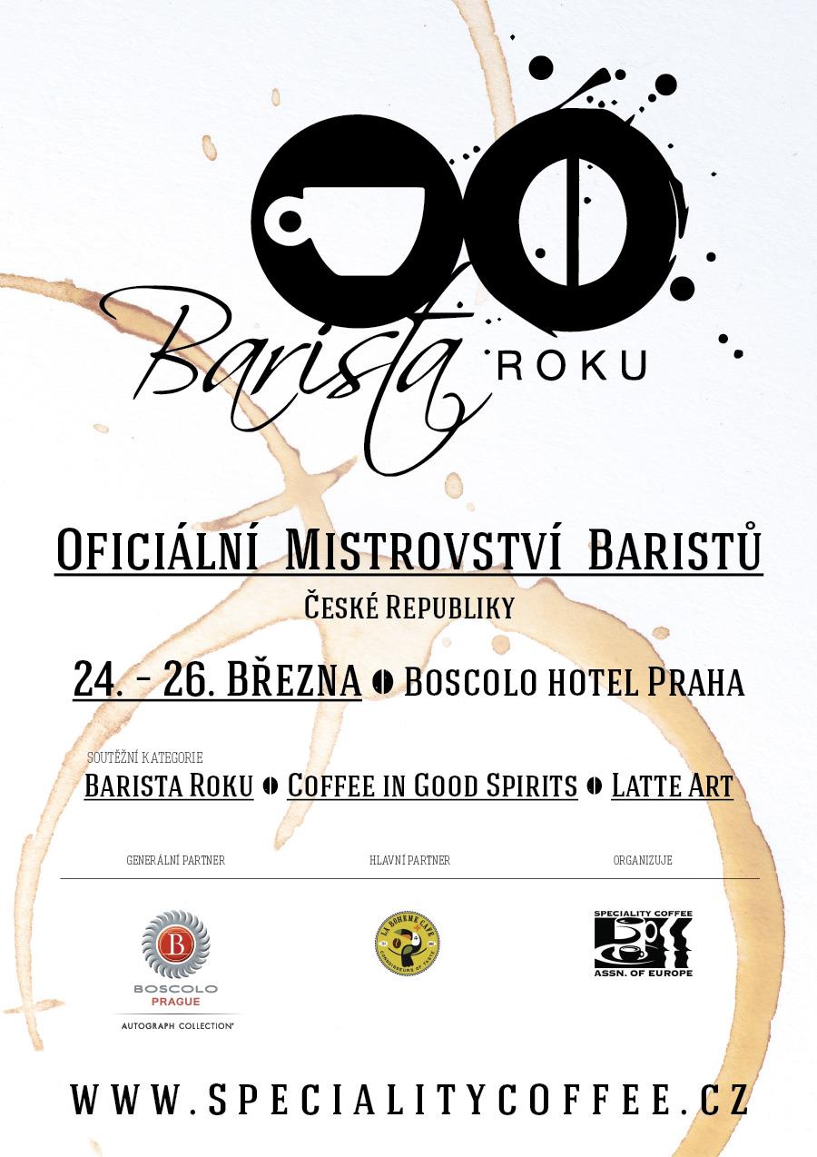 Plakát k »Barista roku 2013«.
