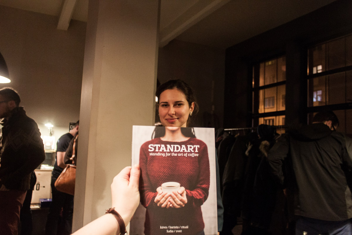 Fotografie z večírku nového časopisu o kávě – Standart – 30. 01. 2015.